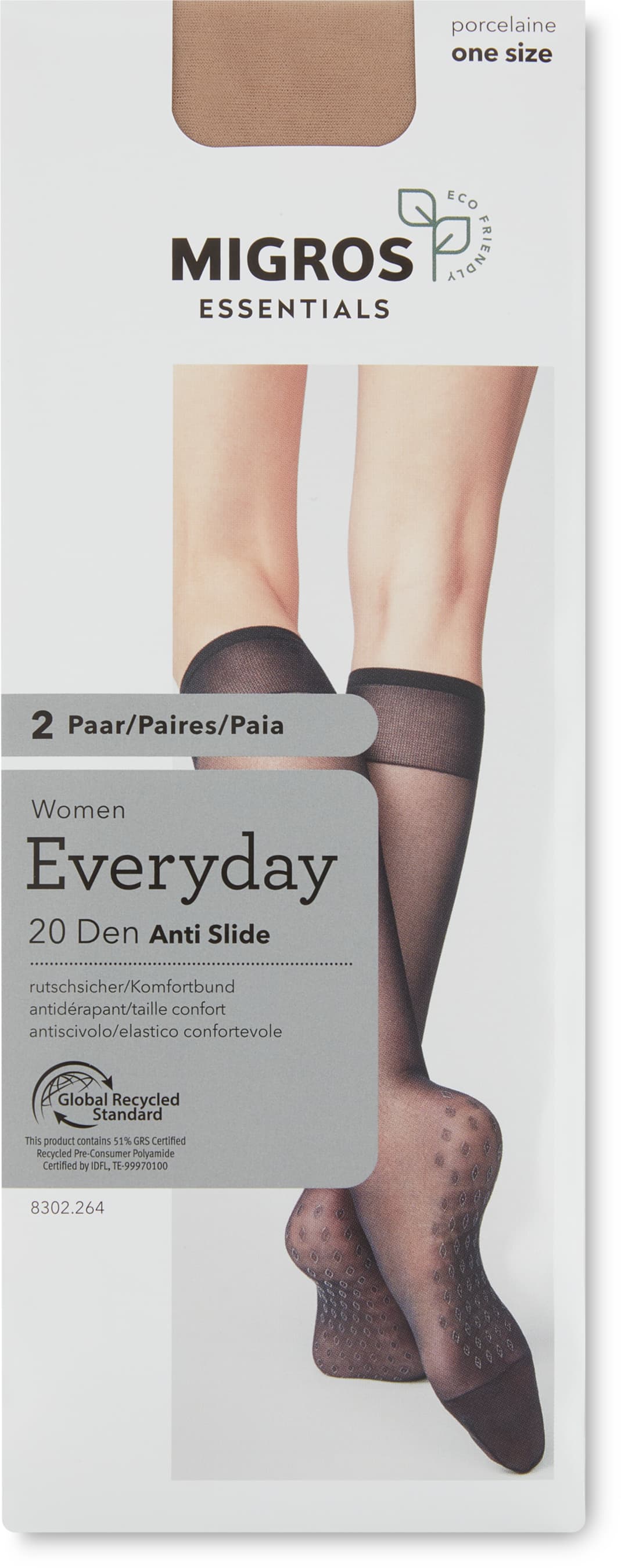Damen Kniestrümpfe ABS Sole Anti Slide 20 Den